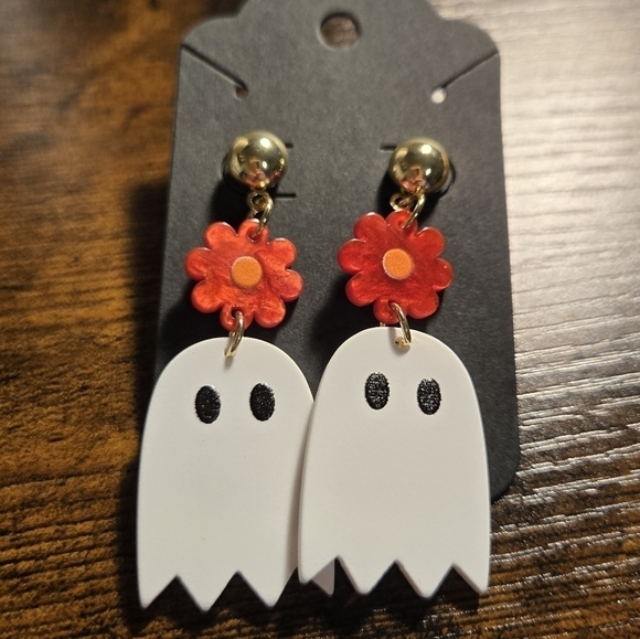 Jewelry - 3/$15 Halloween Ghost Earrings